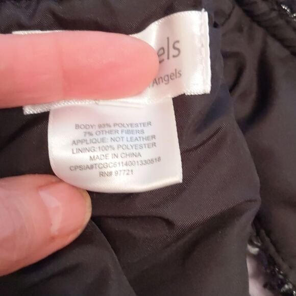 Girl Sparkly Holiday  Dress Black Silver Luxe 2T - Picture 6 of 6